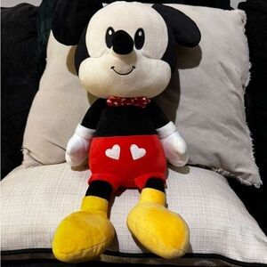 Disney Mickey Mouse Plush with Red and Yellow Accents